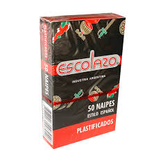 NAIPES CUATRO PALOS/ESCOLAZO X50      CARTAS